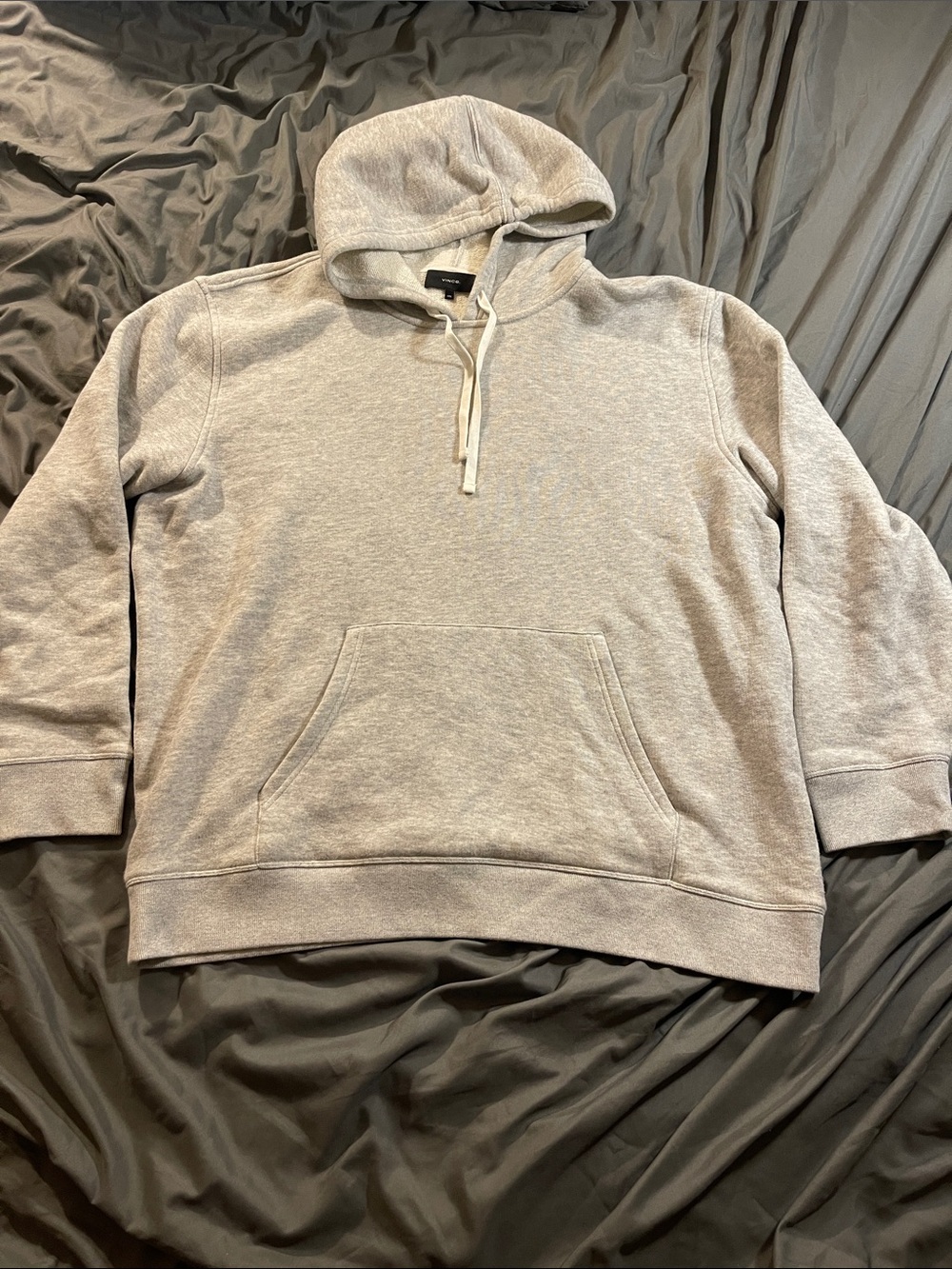 Vince Men's Crewneck Hoodie - Light Gray